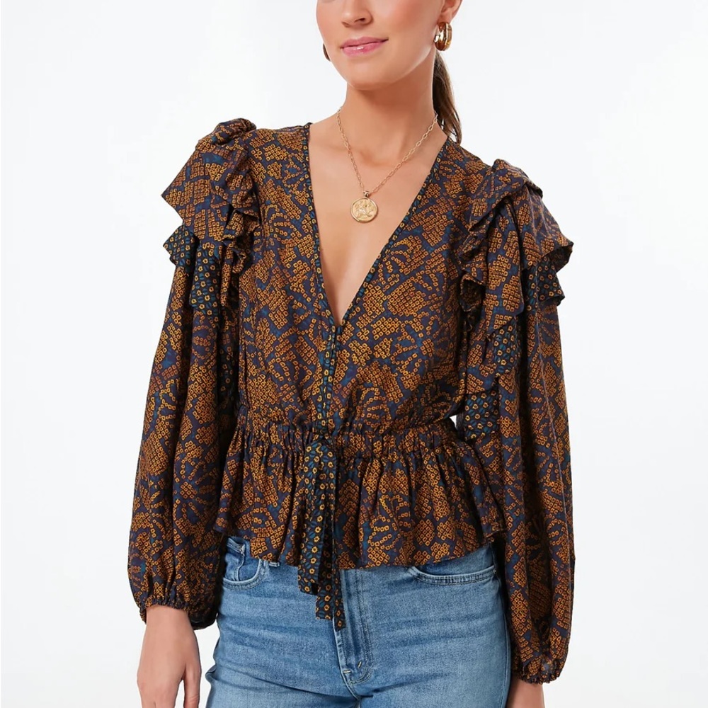 Ulla Johnson Hemlock Indra Blouse Size 8 BNWT